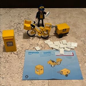 Playmobil (9806) Yellow Postal Delivery Set